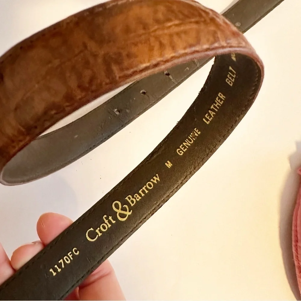 Vintage Croft & barrow genuine leather belt.